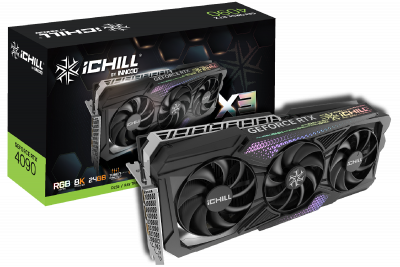 Видеокарта Inno3D PCI-E NV RTX4090 iChill X3 24GB Box