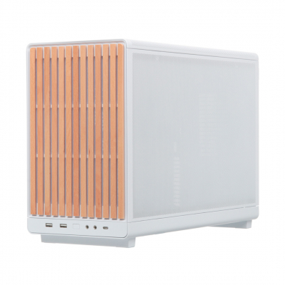 Корпус ПК без БП Lian Li A3-mATX W-W mATX/ITX G99.A3W-WD.00 БП ATX/SFX/SFX-L, LIAN LI Edge PSU, Белый-Дерево