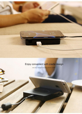 Беспроводное зарядное устройство Ugreen CD121 <BLACK, 30385> Беспроводное зарядное устройство Ugreen CD121 <BLACK, 30385>