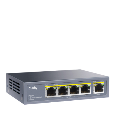 Удлинитель POE++ CUDY POE40 <4-Channel Gigabit PoE++ Extender> Удлинитель POE++ CUDY POE40 <4-Channel Gigabit PoE++ Extender>