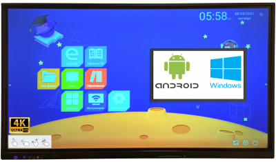 Интерактивная LED панель 98" S SMART <20 касаний, 3840*2160, UHD, Android 9.0>