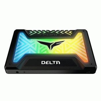 Накопитель SSD 2.5" SATA III TEAM T-FORCE DELTA RGB 250GB  BLACK up to 560/500 MB/s RETAIL