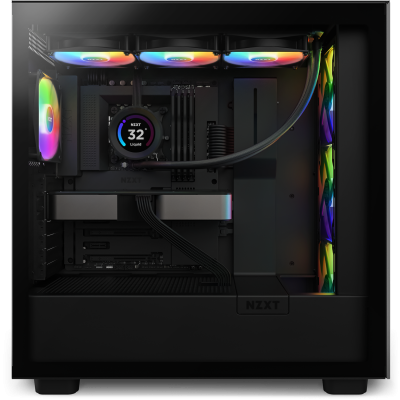 Жидкостная система охлаждения NZXT Kraken Elite 360 RGB <3x120mm RGB, 2.36” LCD Display, GIF, black>