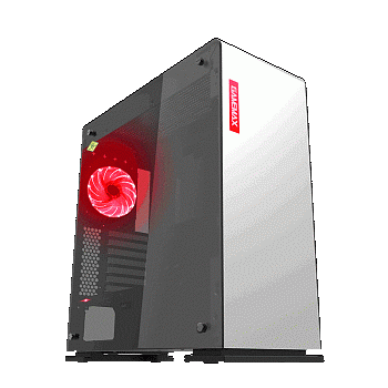 Корпус ПК без БП GameMax M(9)909 Vega White Temp Glas <ATX, 1х120mmRGB, 5x3,5, 4x2,5, 210x516x491mm>