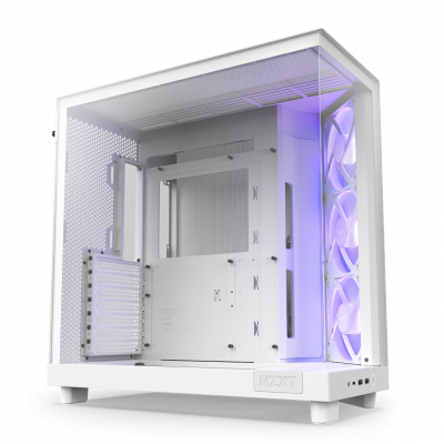 Корпус NZXT H6 Flow RGB белый