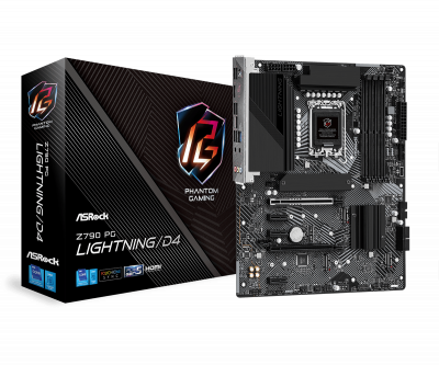 Материнская плата S-1700 Z790 ASROCK Z790 PG LIGHTNING <D4 LGA1700 4XDDR4 4XSATA 4XM.2 HDMI ATX>
