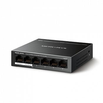Коммутатор PoE+  6-портовый  Mercusys MS106LP