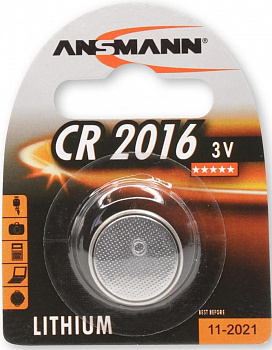 Батарейка ANSMANN Lithium LiCC-3V-CR 2016-BL