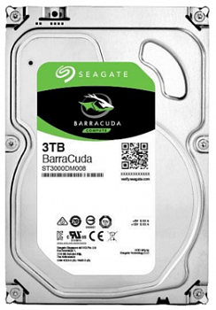 Жесткий диск HDD 3Tb Seagate Barracuda <SATA-III, 7200.12, 3.5", NCQ, 64 MB cache>