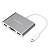 Адаптер ORICO RCV3A-SV-PRO <VGA,Type-C,Type-A*3, Cable 15cm, 88.5*60*17mm>