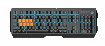 Клавиатура игровая Bloody B188 <USB, 8-механических кнопок с оптическими переключателями>