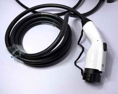 Настенная зарядка для авто GBT 7kW, 32A, 1 фаза, LCD экран, 5м кабель, wifi, app, 