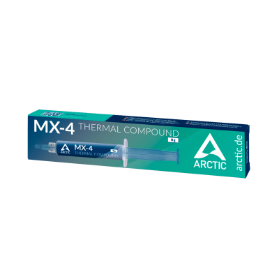 Термопаста heatsink compound, Arctic MX-4, 8г шприц + аппликатор, 2.5g/cm3