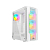 Корпус Wintek Star JX188-2-W TG, ITX/ATX, USB1*3.0/2*2.0, HD-Aud+Mic, 0,5mm, 4*ARGB fan+contr, белый