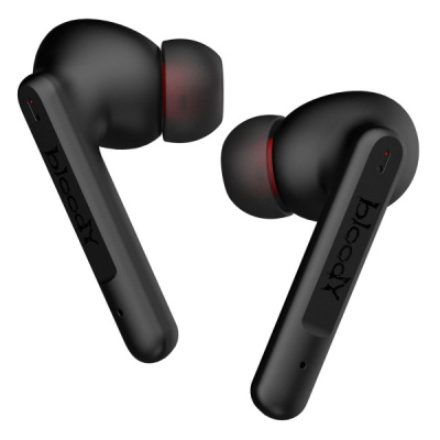 Наушники TWS Bloody M90-Black+Red <BTv5.1, 500+40mAh, MOCI, 102dB, ANC, беспроводная зарядка>