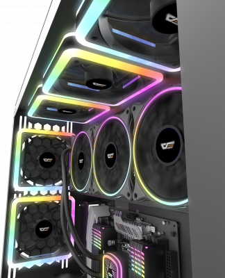 Корпус ПК без БП DarkFlash DF800 <EATX, 9x3.5, 7x2.5, 2xUSB 3.0, 2xUSB2.0, Audio, 552*271*771mm>