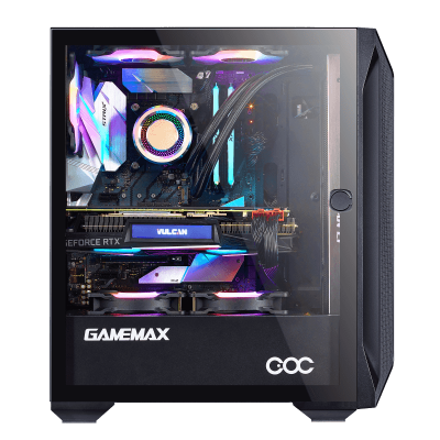 Корпус ПК без БП GameMax Brufen C1 COC <midiATX, TurboFan, USB3.0x2, ARGB, 360*210*440mm> v2 Корпус ПК без БП GameMax Brufen C1 COC <midiATX, TurboFan, USB3.0x2, ARGB, 360*210*440mm> v2