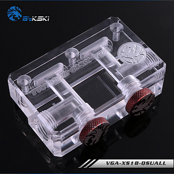 Соединительный модуль для блока GPU Bykski VGA-XS18-QSQUALL <L-образный>