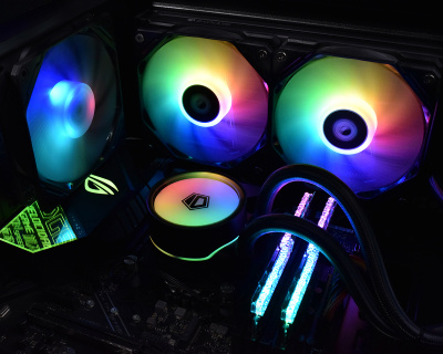 Жидкостная система охлаждения ID-Cooling Zoomflow 240 XT <2066/2011/1700/1200/1151/AM5, 250W>