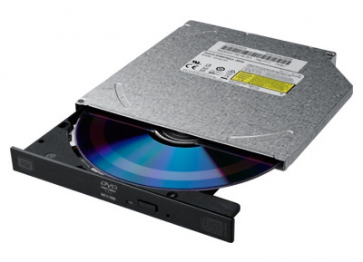 Оптический привод тонкий для ноутбука DVD±RW LITE-ON Slim DS-8ACSH OEM Black SATA