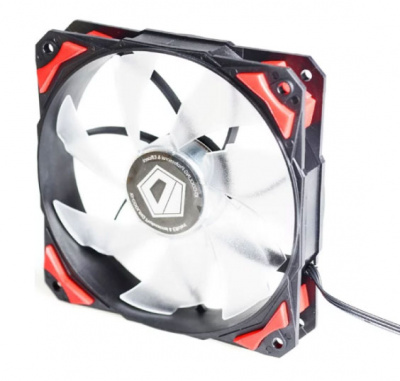 Вентилятор для корпуса ID-Cooling PL-12025-R RED LED Вентилятор для корпуса ID-Cooling PL-12025-R RED LED