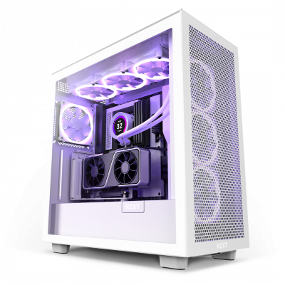 Комплект вертикального крепления видеокарты NZXT Vertical GPU Mounting Kit белый