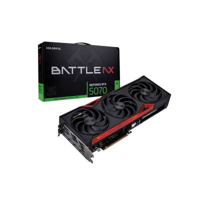 Видеокарта Colorful GeForce RTX 5070 Battle AX 12GB-V (HDMI/3DP, GDDR7/192-bit, 3xFan)