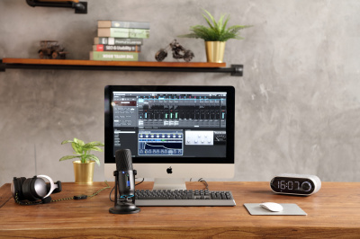 Микрофон Thronmax M2 Mdrill One Jet Black 48Khz RGB Микрофон Thronmax M2 Mdrill One Jet Black 48Khz RGB