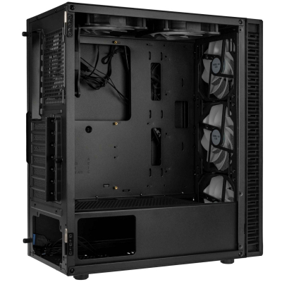 Корпус ПК без БП Kolink Observatory HF Mesh ARGB Midi Tower Case - Black