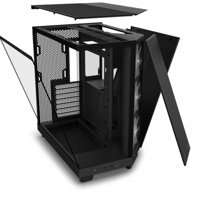 Корпус NZXT H6 Flow RGB черный