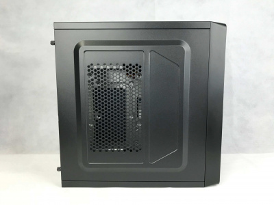 Корпус ПК с БП SMART SX-C5822 <microATX, 360*175*365mm, 0.4mm, 2xUSB, MAX450W+8mm, BLACK>