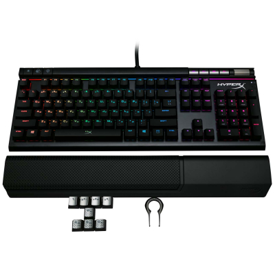 Клавиатура игровая HyperX Alloy Elite RGB <HX-KB2RD2-RU/R1, черный Red>