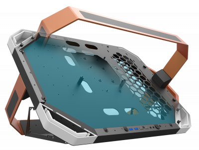 Корпус ПК без БП DarkFlash Blade-X <Открытый дизайн, 2x3.5, 2xUSB 3.0, 1xUSB2.0, 384*346*622mm>