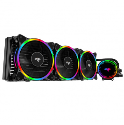 Жидкостная система охлаждения AIGO AC360 <RGB, Intel 1200/115x/20xx, AMD AM4/3, FAN120> Жидкостная система охлаждения AIGO AC360 <RGB, Intel 1200/115x/20xx, AMD AM4/3, FAN120>