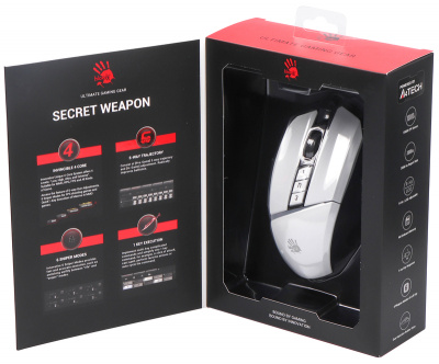 Мышь игровая Bloody W60-Max-Panda White