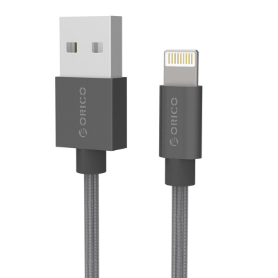 Кабель Lightning ORICO LTF-10-V1-SV-PRO <USB2.0, 1M, SILVER>