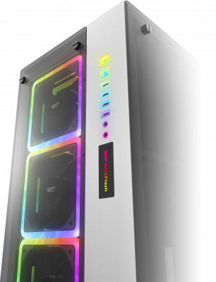 Корпус ПК без БП DarkFlash DF800 <EATX, 9x3.5, 7x2.5, 2xUSB 3.0, 2xUSB2.0, Audio, 552*271*771mm>