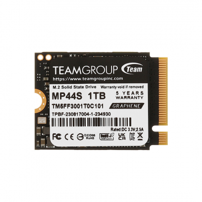 Твердотельный накопитель 1000GB SSD TeamGroup MP44S M.2 2230 PCIe4.0 R3500/W3000MB/s TM5FF3001T0C101
