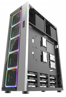 Корпус ПК без БП DarkFlash DF800 <EATX, 9x3.5, 7x2.5, 2xUSB 3.0, 2xUSB2.0, Audio, 552*271*771mm>