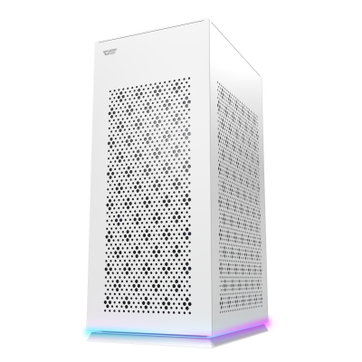 Корпус ПК без БП DarkFlash DLH21 WHITE <ITX, 1x3.5, 2xUSB 3.0, 1xType C, 238.8*175*412mm >