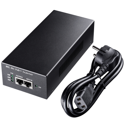 Инжектор PoE++ GbE CUDY POE400 <90W Gigabit PoE+/PoE Injector>