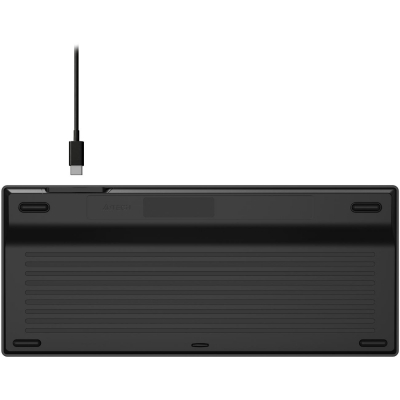 Клавиатура A4tech Fstyler FX61-White-LED <USB, SLIM, серый корпус, белая подсветка>