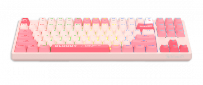 Клавиатура игровая Bloody S87 PINK