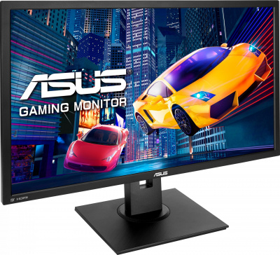 Монитор ЖК 28" ASUS VP28UQGL <3840x2160, 60Hz, 1ms, 300 cd/m2, 2xHDMI,DP,Gaming,Black>
