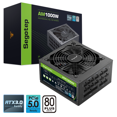 Блок питания ПК 1000W SEGOTEP AM1000W ATX3.0 <80+>