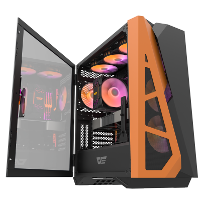 Корпус ПК без БП DarkFlash DLZ31 MESH <ATX, 2x3.5, 2xUSB 3.0, 1xType C, Audio, 495.9*217.2*505.5mm>