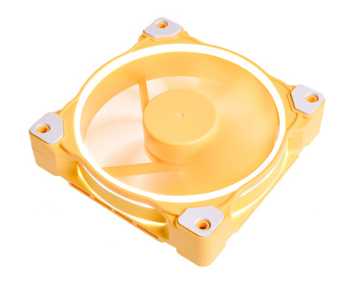 Вентилятор для корпуса ID-Cooling ZF-12025-Lemon Yellow <120mm, 900~2000±10%RPM, 4Pin PWM>