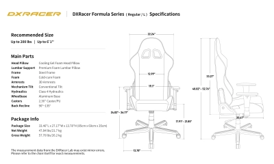 Игровое кресло DXRacer Formula R-Water-Resistant Fabric-Cyan & Black-L GC/LFR23FBC/CN Игровое кресло DXRacer Formula R-Water-Resistant Fabric-Cyan & Black-L GC/LFR23FBC/CN