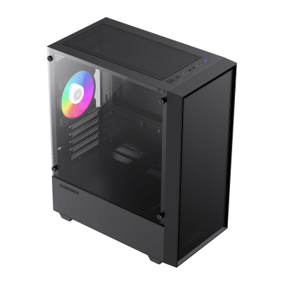 Корпус ПК без БП GameMax STORM BK <MATX, 1x120FAN>