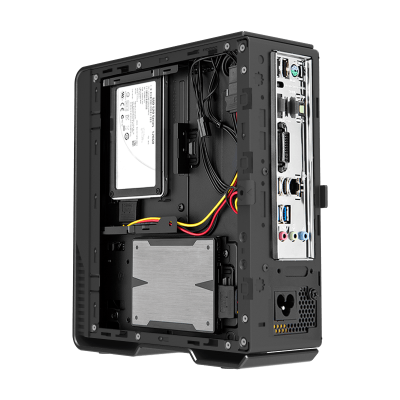 Корпус ПК с БП GameMax Violin Black <180W-PSU>